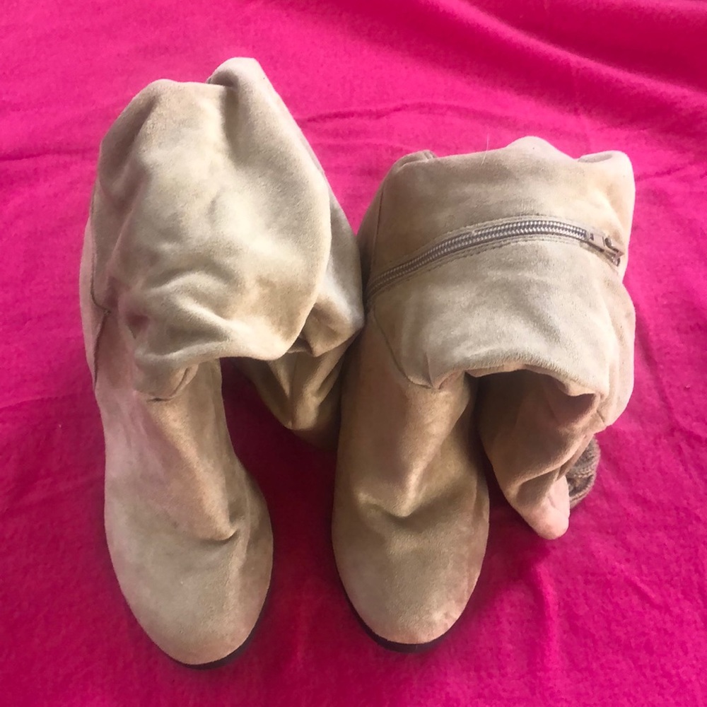 Camel colored boots